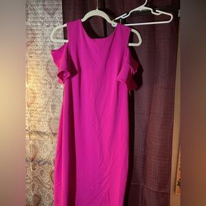Calvin Klein Vibrant Pink Mini Dress